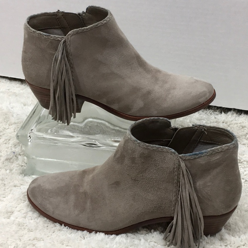 Sam Edelman putty suede booties